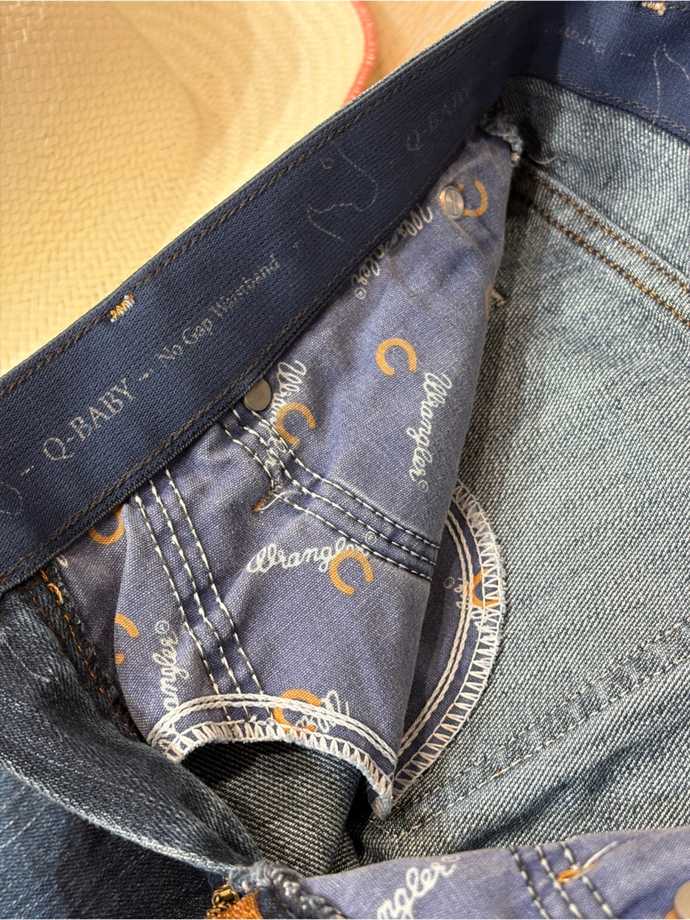 Wrangler Q-Baby Cowgirl Western Mid Rise Bootcut Jeans no gap waistband - Picture 7 of 12